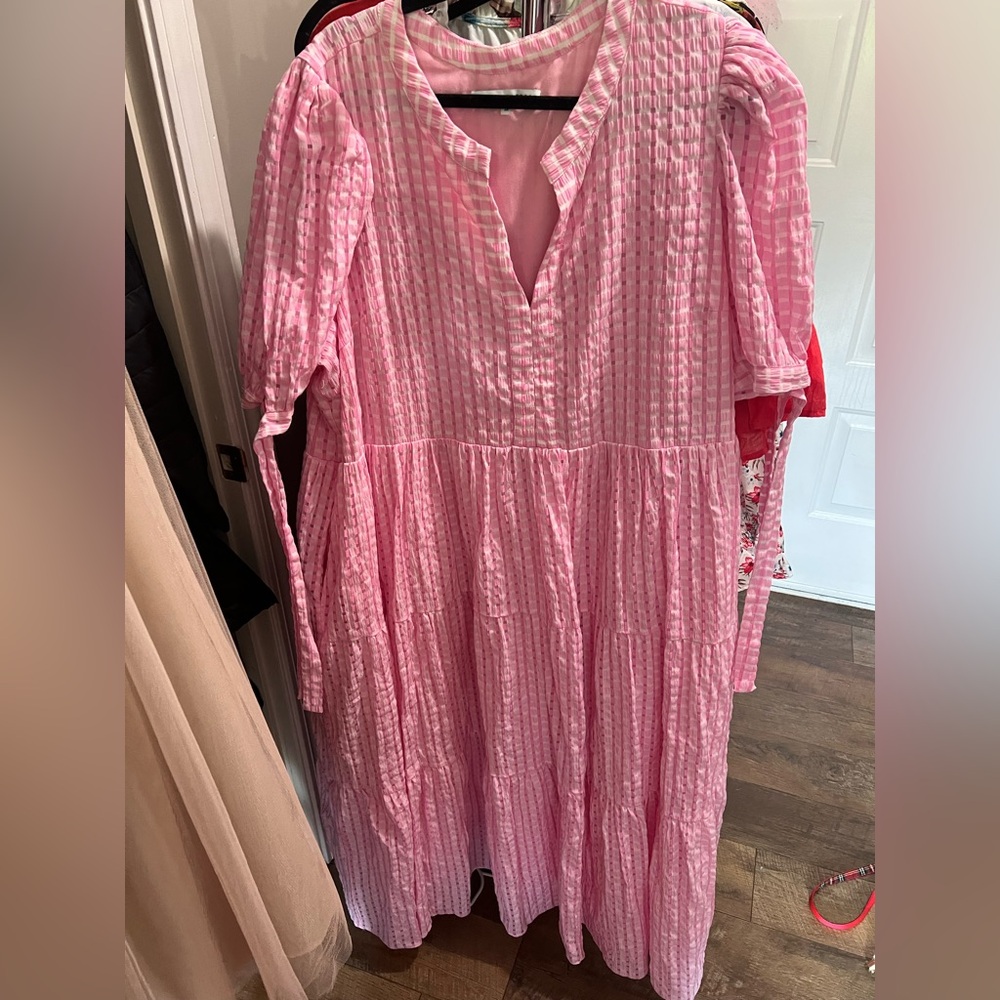 English Factory Pink Maxi Dress